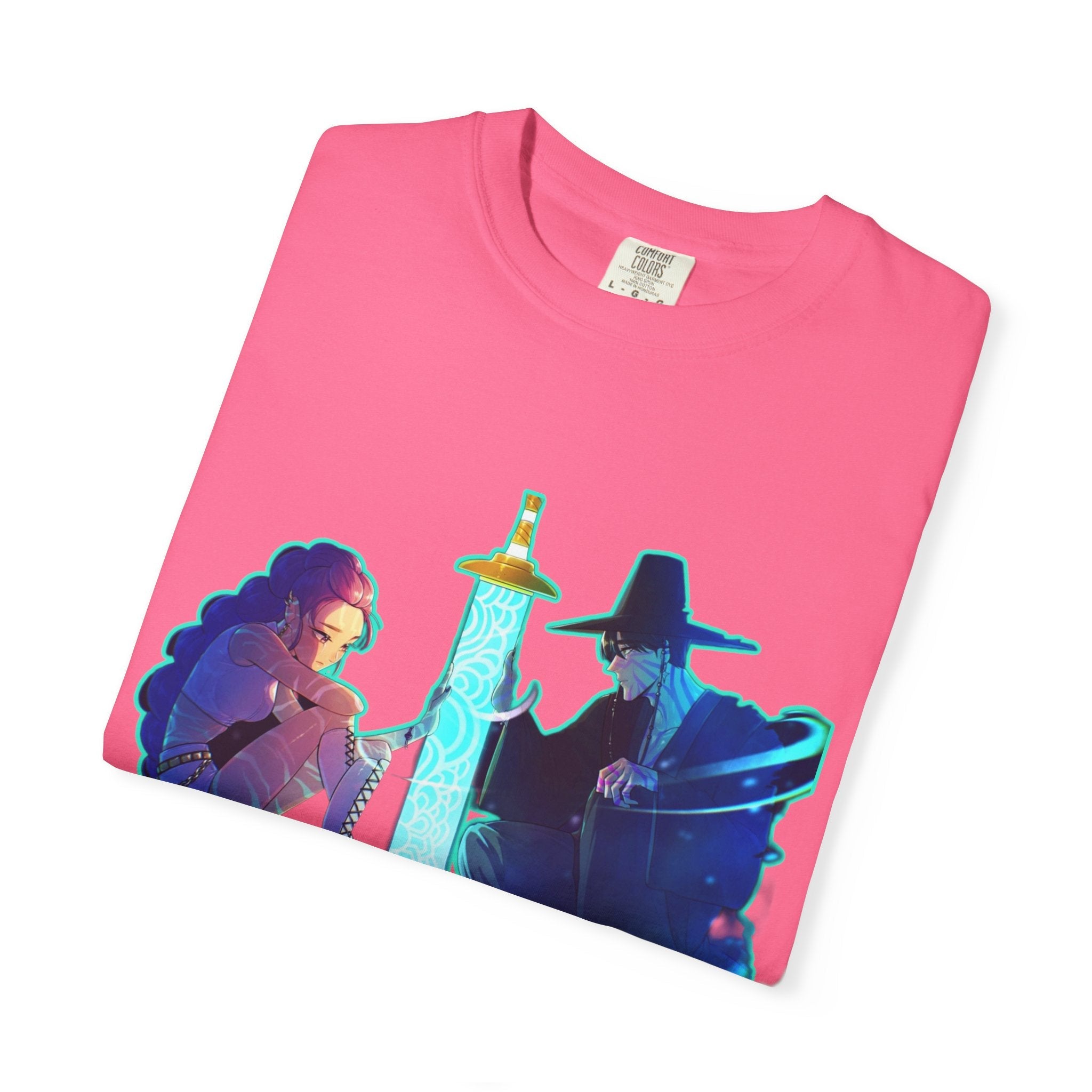 Unisex kpop Garment-Dyed T-shirt