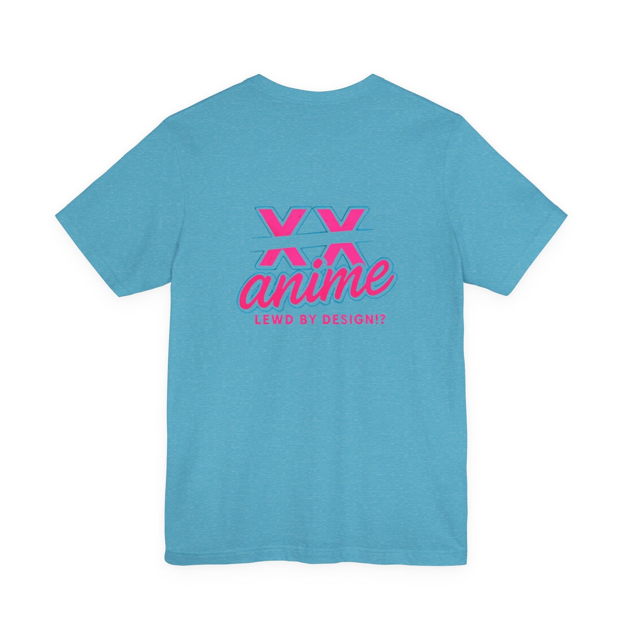 Lewd Anime-Themed Unisex Tee for Fans, Cute Graphic T-Shirt, Comfortable Everyday Wear, Perfect Gift for Anime Lovers, Stylish Casual Top