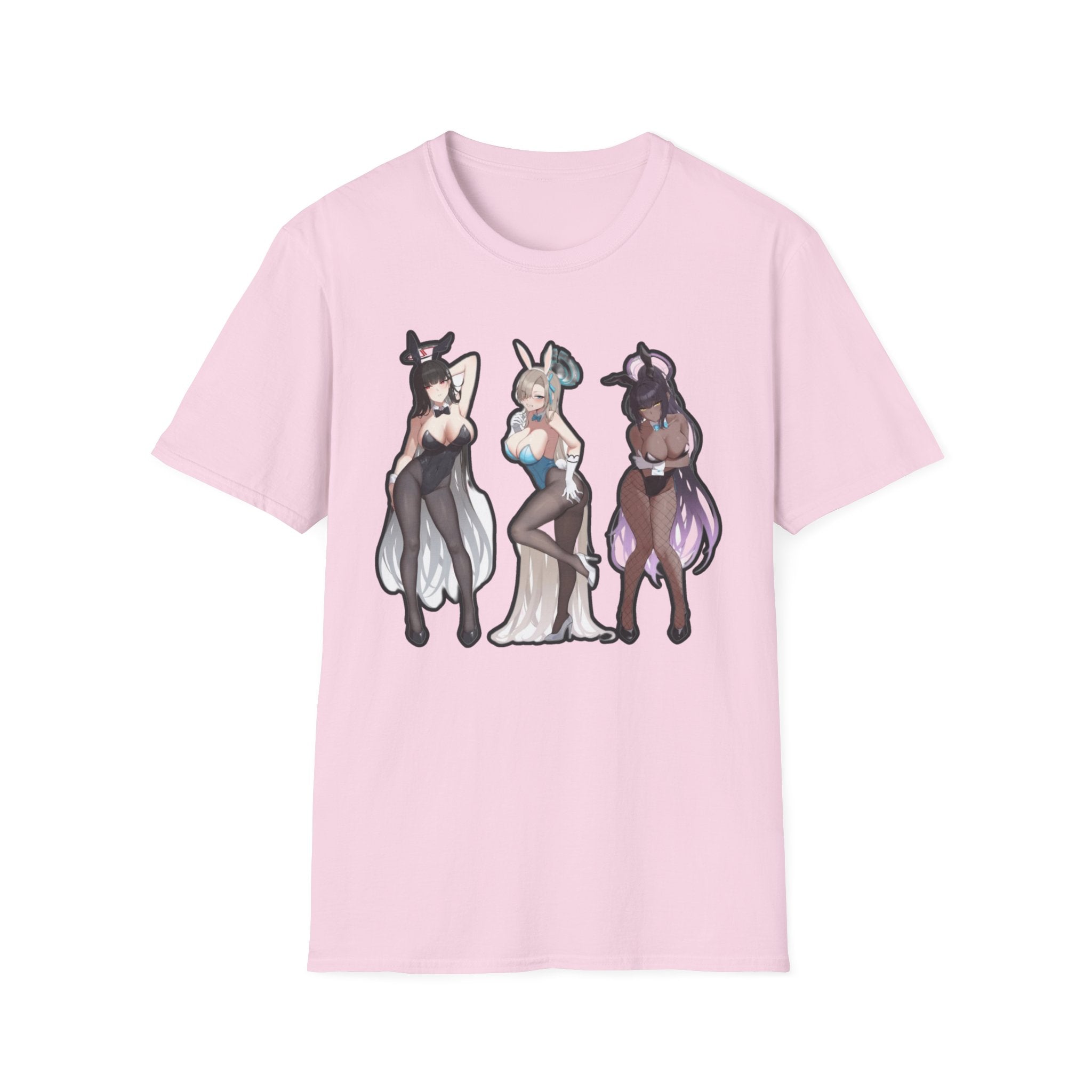 Anime-Inspired lewd bunny Unisex Softstyle T-Shirt, Cute Anime Art Tee, Casual Streetwear, Geeky Gift for Him/Her, Halloween Party Top, Graphic [...]