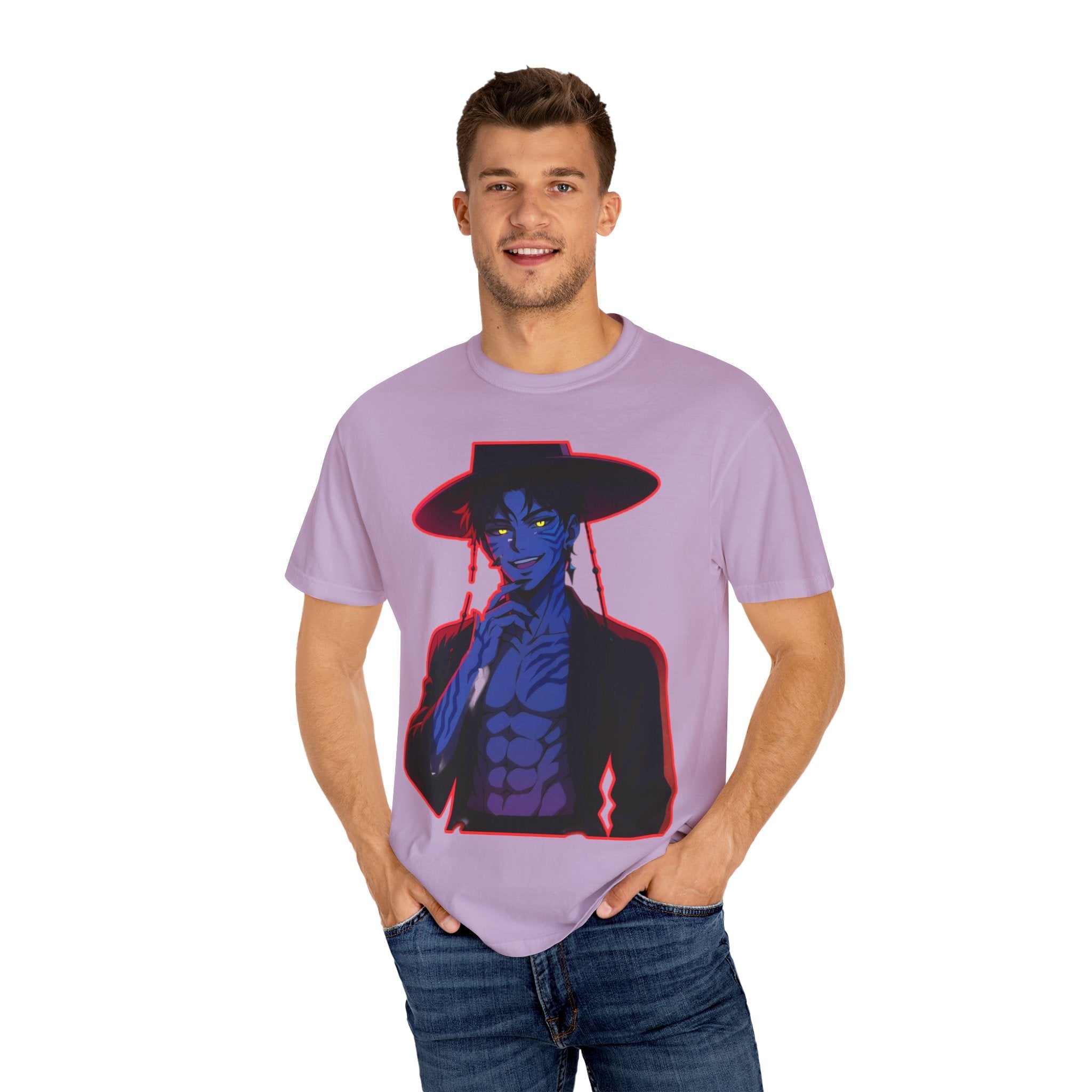 Kpop Anime-Inspired Unisex T-Shirt, Retro Anime Tee, Cool Graphic Shirt, Gift for Anime Lovers, Fashionable Streetwear