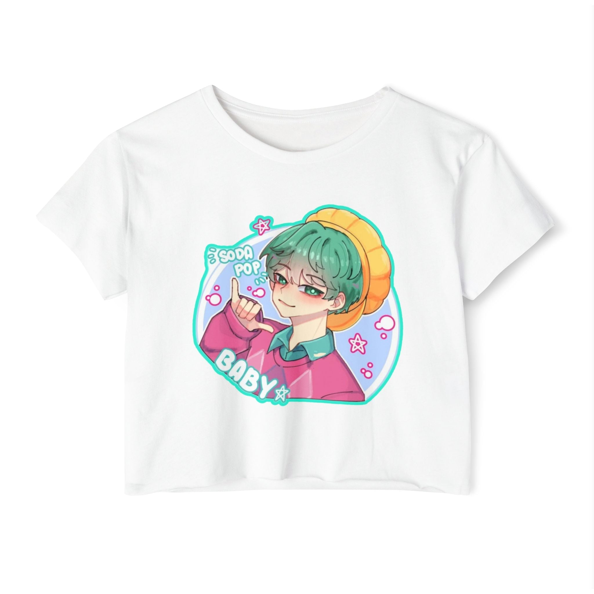 Cute Graphic kpop boys 3 Crop Top for Women, Festival Wear, Baby Pop Art Tee, Casual Summer Top, Gift for Music Lovers, Trendy Streetwear