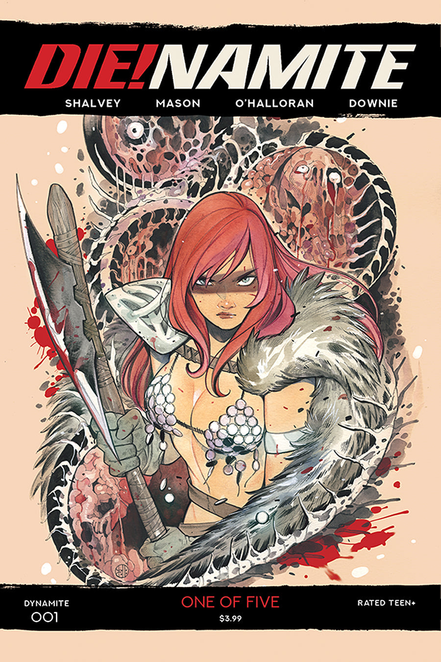 Die!Namite #1 D Peach Momoko Red Sonja Variant (10/14/2020) Dynamite