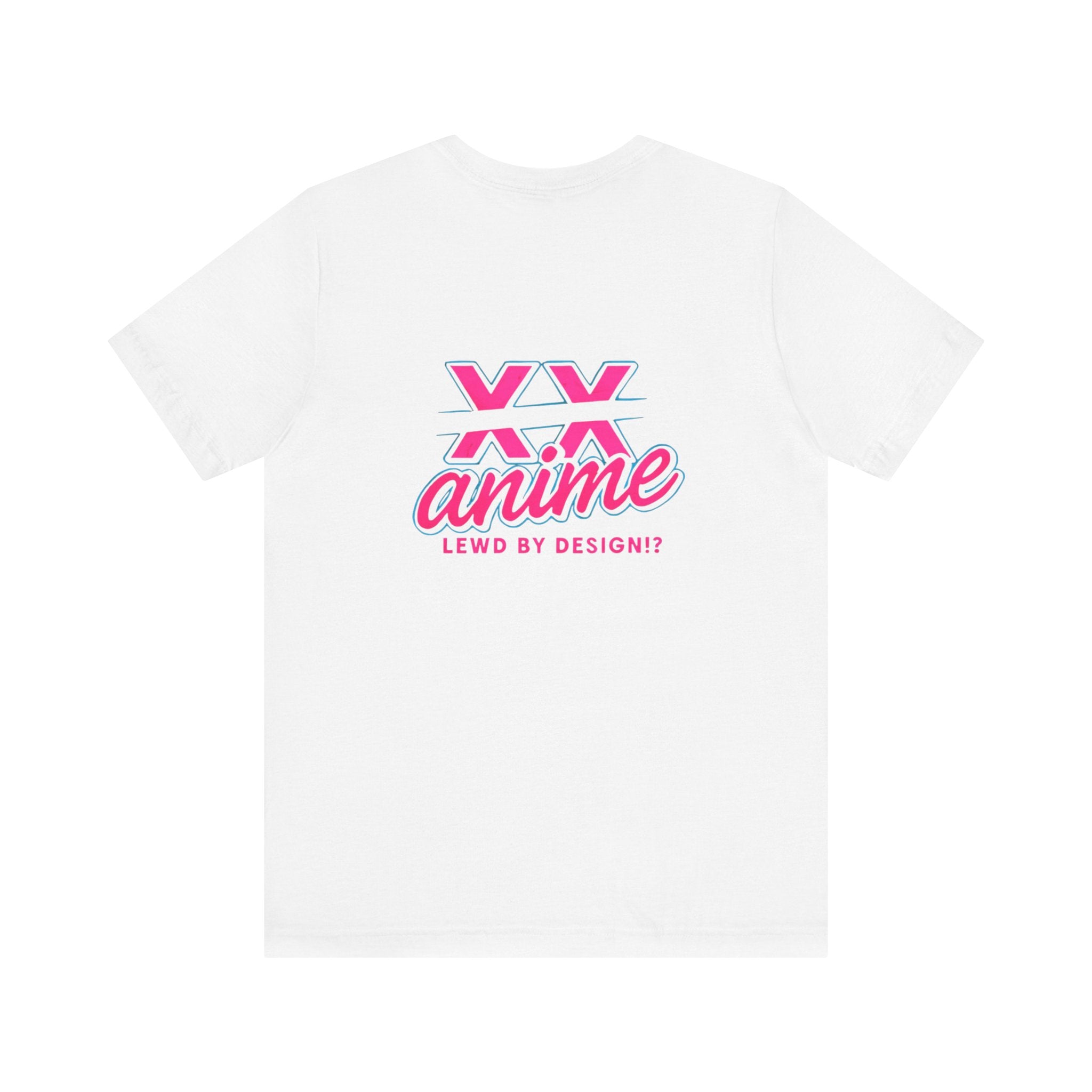 Lewd Anime-Themed Unisex Tee for Fans, Cute Graphic T-Shirt, Comfortable Everyday Wear, Perfect Gift for Anime Lovers, Stylish Casual Top