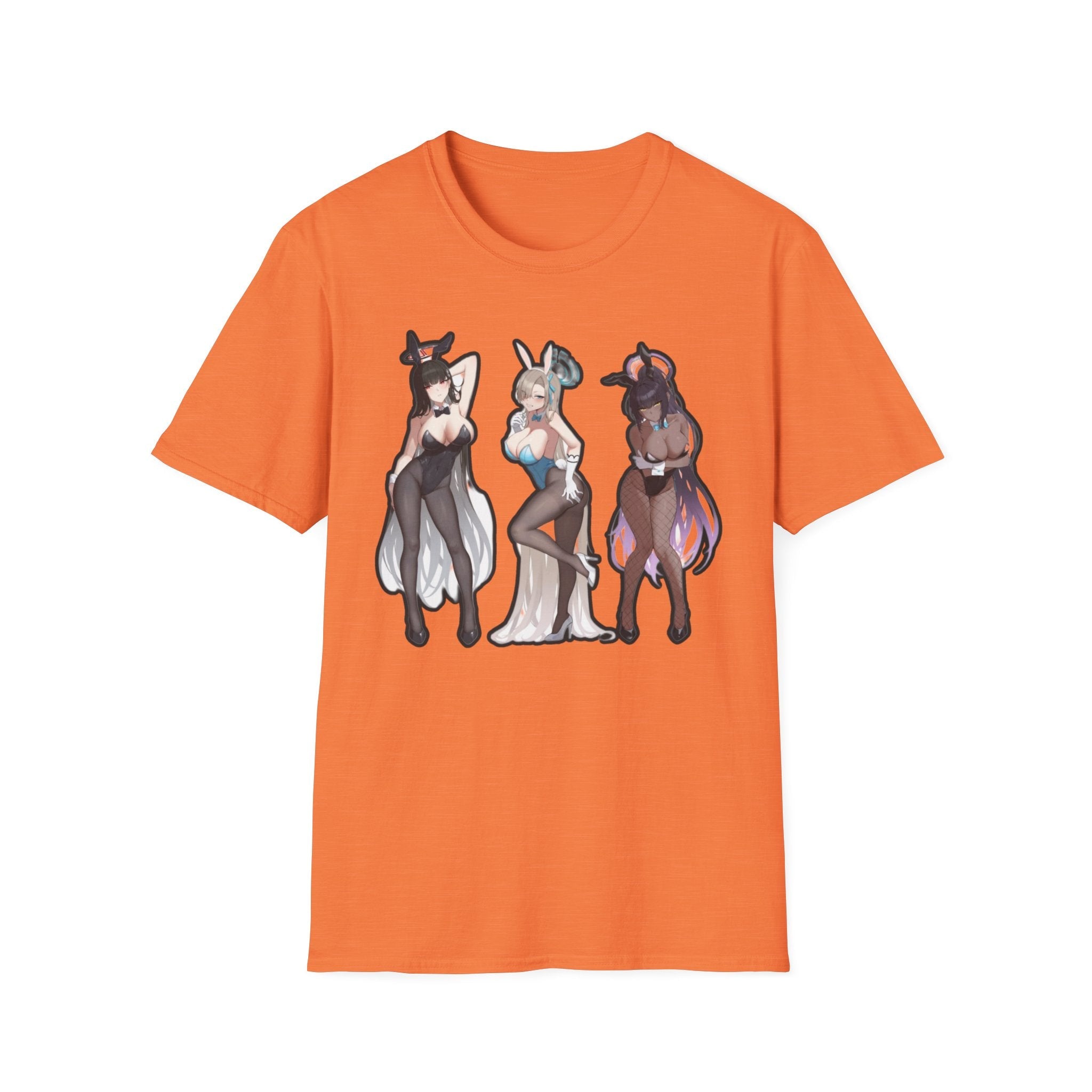 Anime-Inspired lewd bunny Unisex Softstyle T-Shirt, Cute Anime Art Tee, Casual Streetwear, Geeky Gift for Him/Her, Halloween Party Top, Graphic [...]
