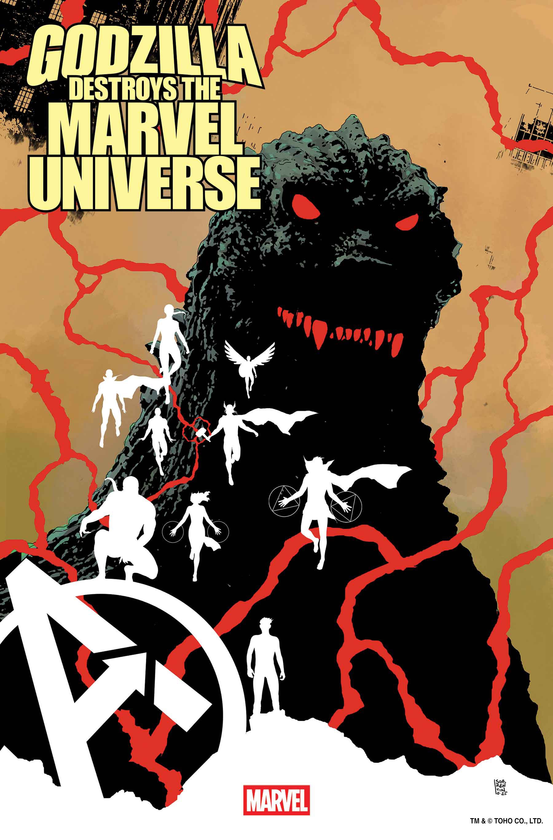 Godzilla Destroys The Marvel Universe #2 F 1:25 Andrea Sorrentino Variant (08/20/2025) Marvel