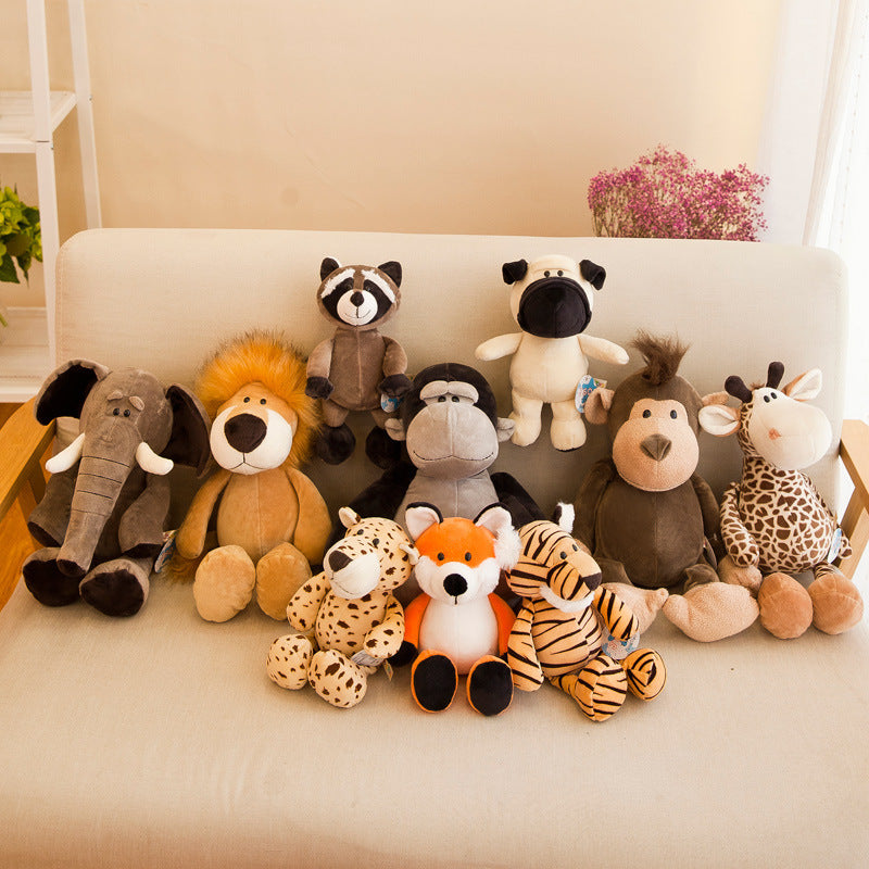 Jungle Animal Plush Toys – Soft Stuffed Doll Collection
