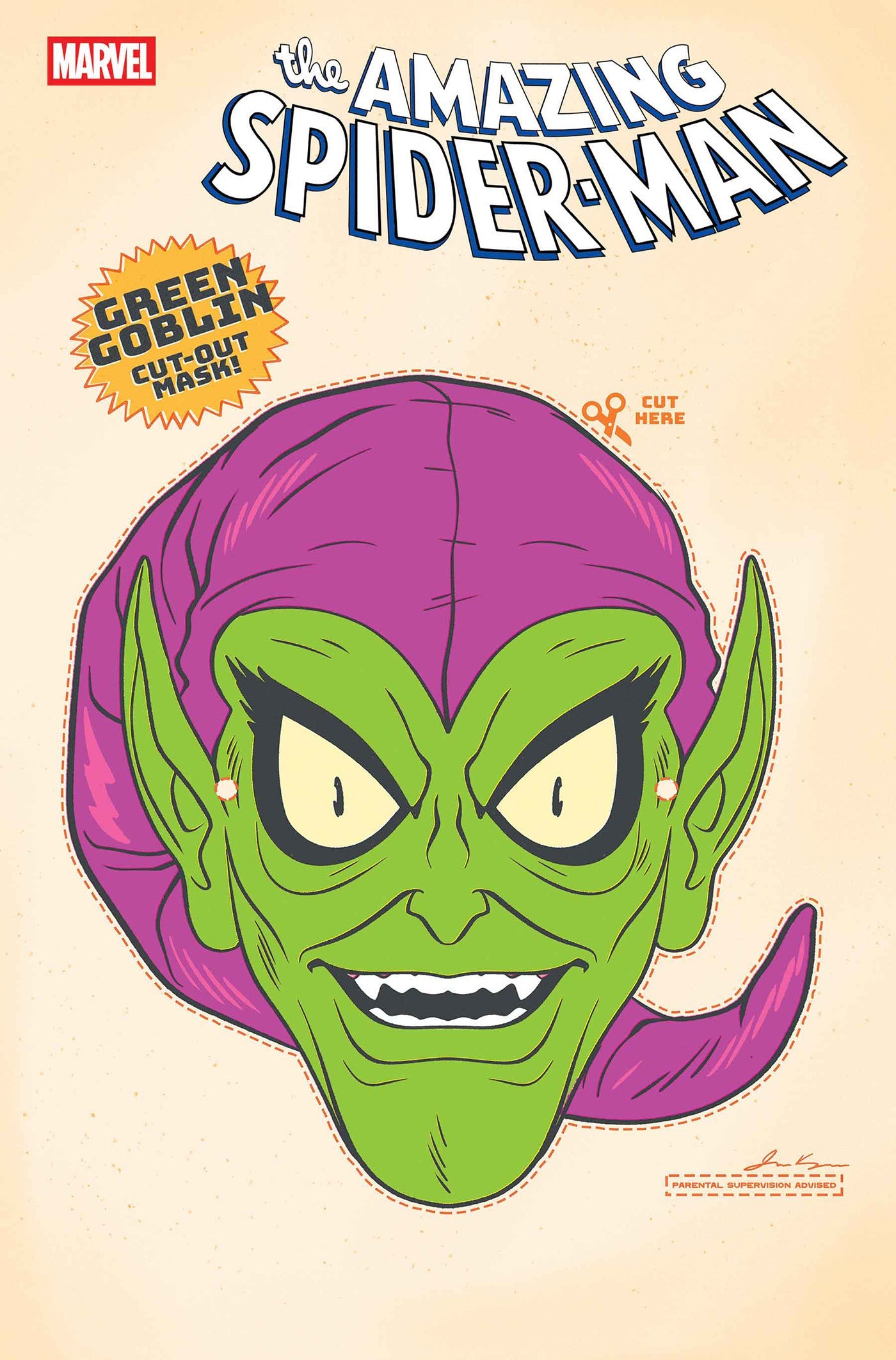 Amazing Spider-Man #12 E Retro Halloween Mask Variant (09/17/2025) Marvel