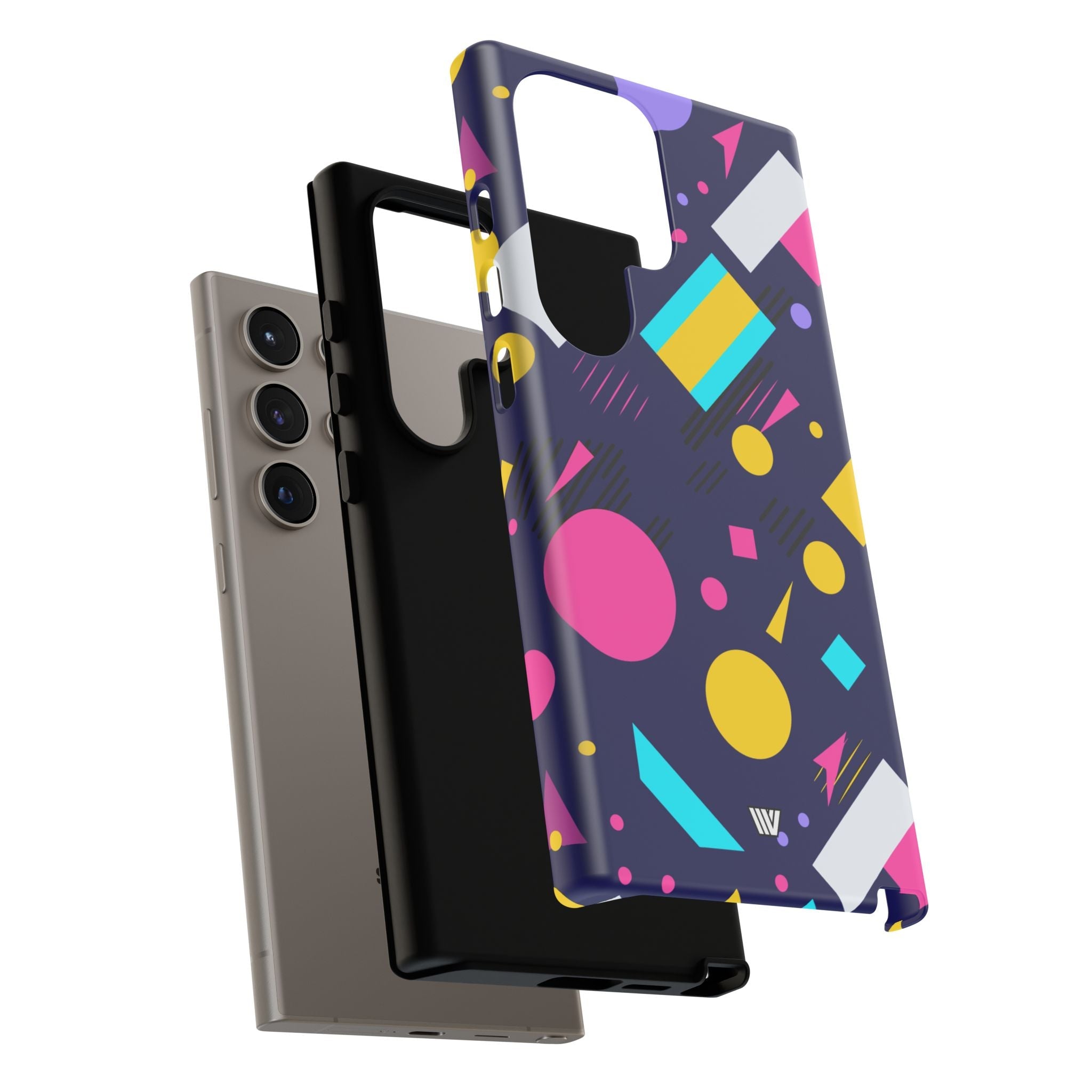 80s / 90s RETRO PATTERN DARK | Tough Phone Case