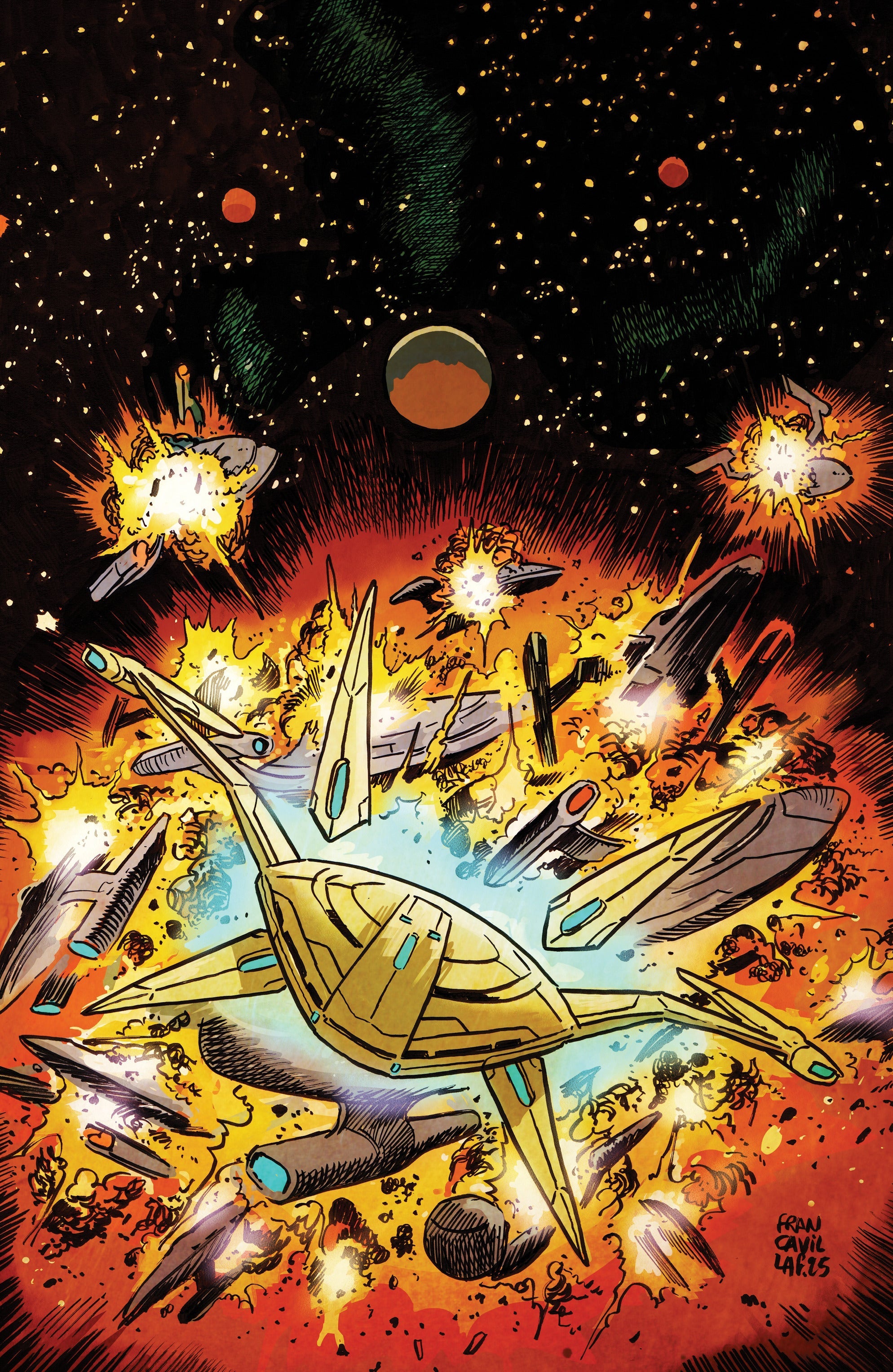 Star Trek The Last Starship #1 F 1:15 Francesco Francavilla Virgin (09/24/2025) Idw