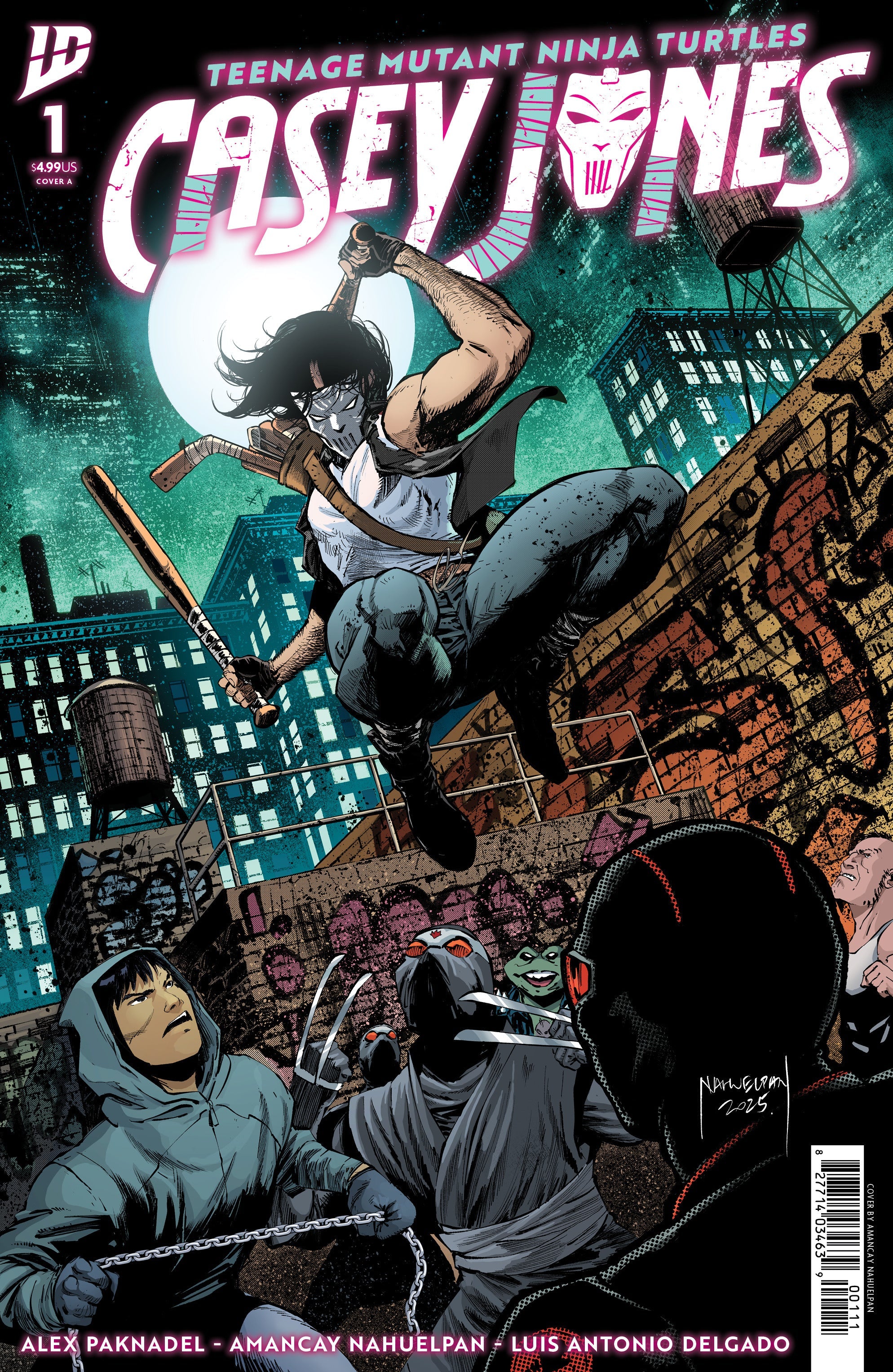 Teenage Mutant Ninja Turtles Casey Jones #1 A Amancay Nahuelpan (09/17/2025) Idw