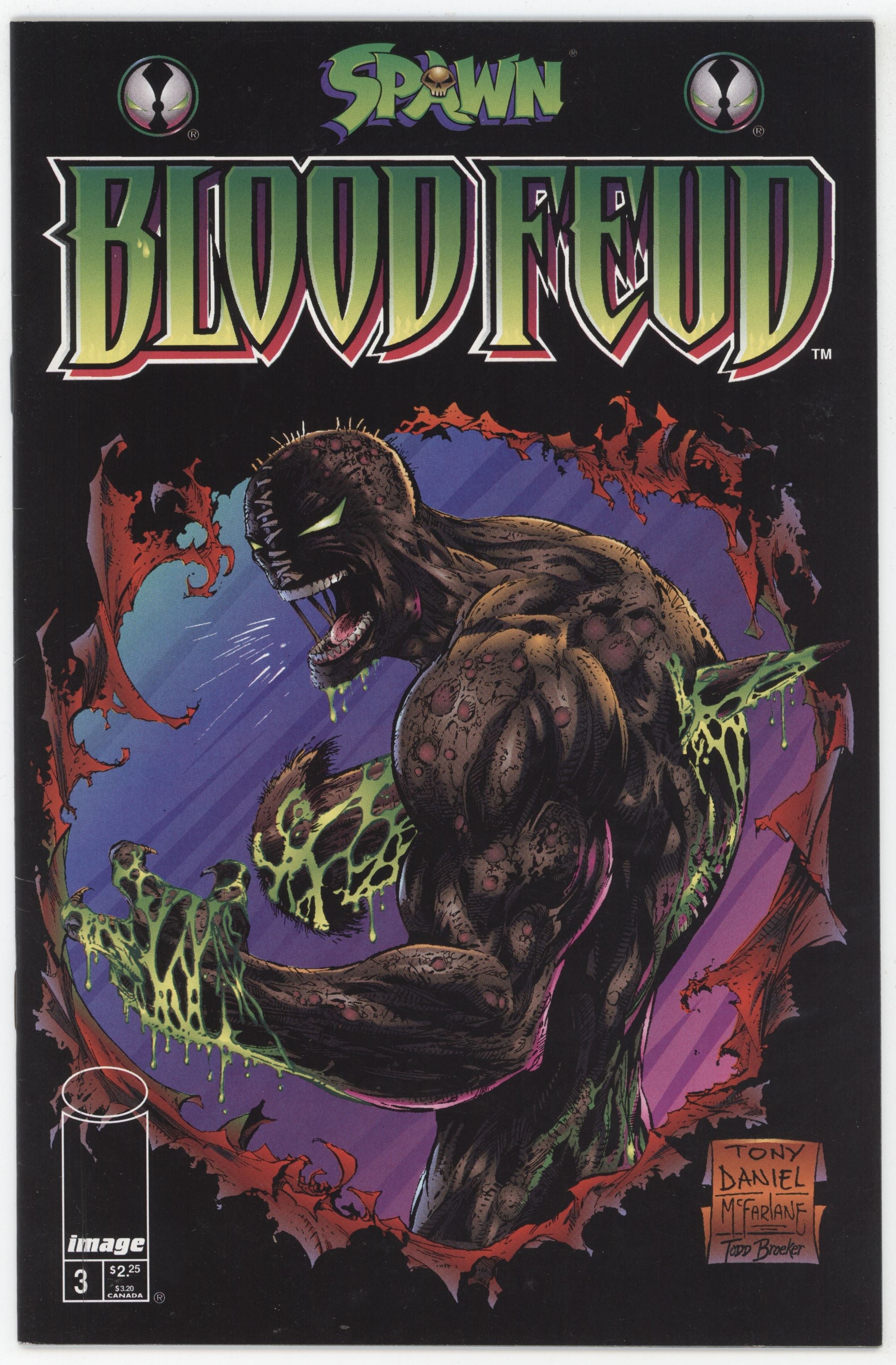 Spawn Blood Feud 3 Image 1995 NM- 9.2 Tony Daniel Alan Moore
