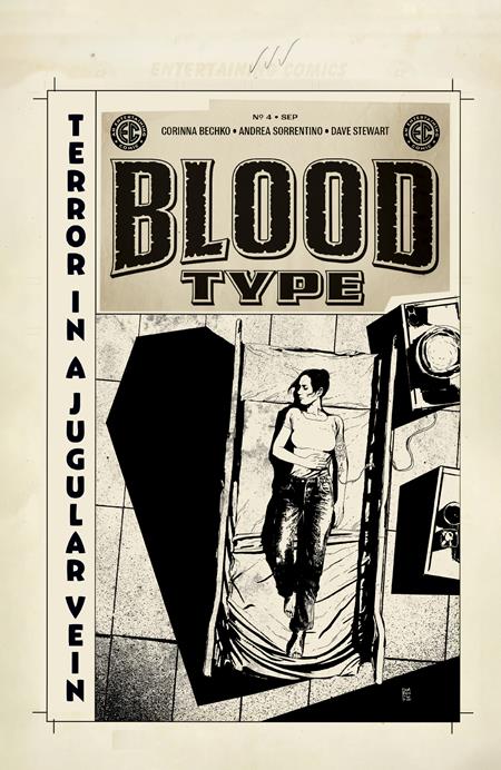 Ec Blood Type #4 (Of 4) D 1:20 Andrea Sorrentino B&W Artist Edition Variant (09/10/2025) Oni