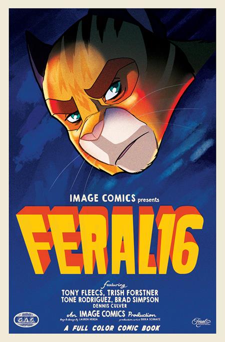 Feral #16 B Trish Forstner & Tony Fleecs Movie Poster Homage Variant (09/10/2025) Image