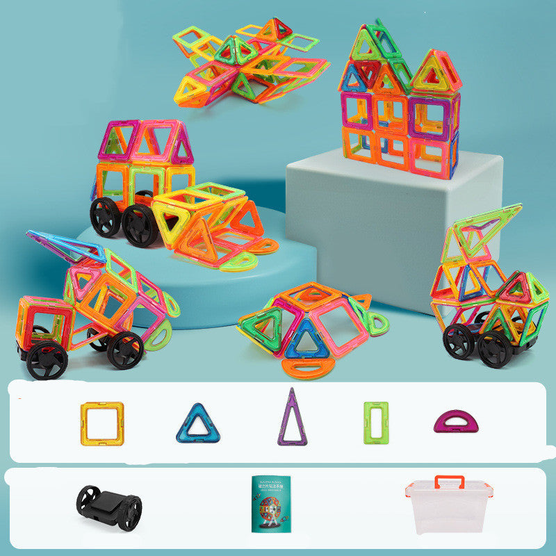 Magnetic Building Blocks Set – Educational Toy for Early Learning and Creativity