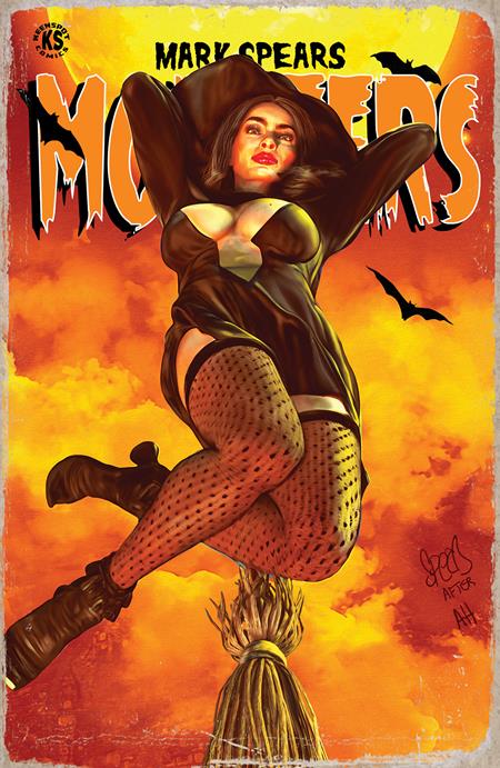 Mark Spears Monsters #7 B Mark Spears Hexy The Witch Jsa Classified #1 Homage Variant (09/24/2025) Ex Posse