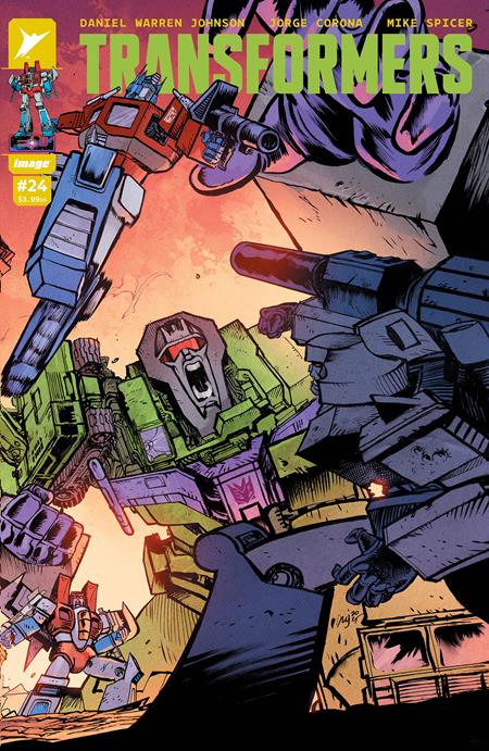Transformers #24 F Daniel Warren Johnson & Mike Spicer Wraparound Variant (09/10/2025) Image