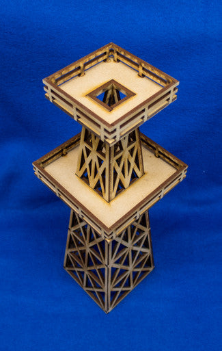 Oil Drilling Tower (Oil Derrick) - MDF - 15MMDF161
