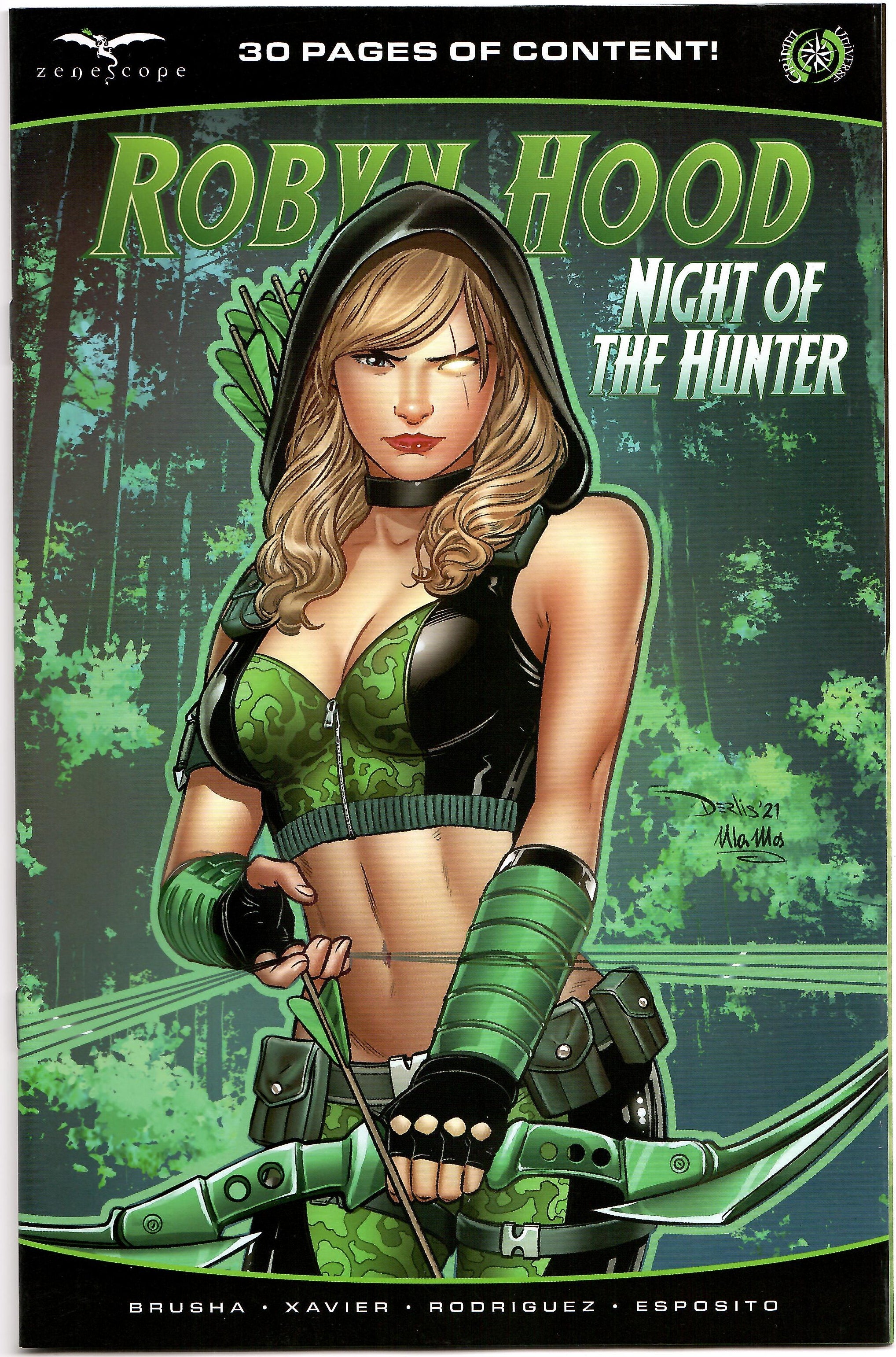 Robyn Hood Hunted One Shot C Derlis Santacruz GGA Variant (09/22/2021) Zenescope