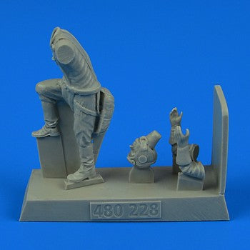 Aerobonus 480228 1/48 WWII Il2M3 Russian Pilot for RVL, ITA & ATE