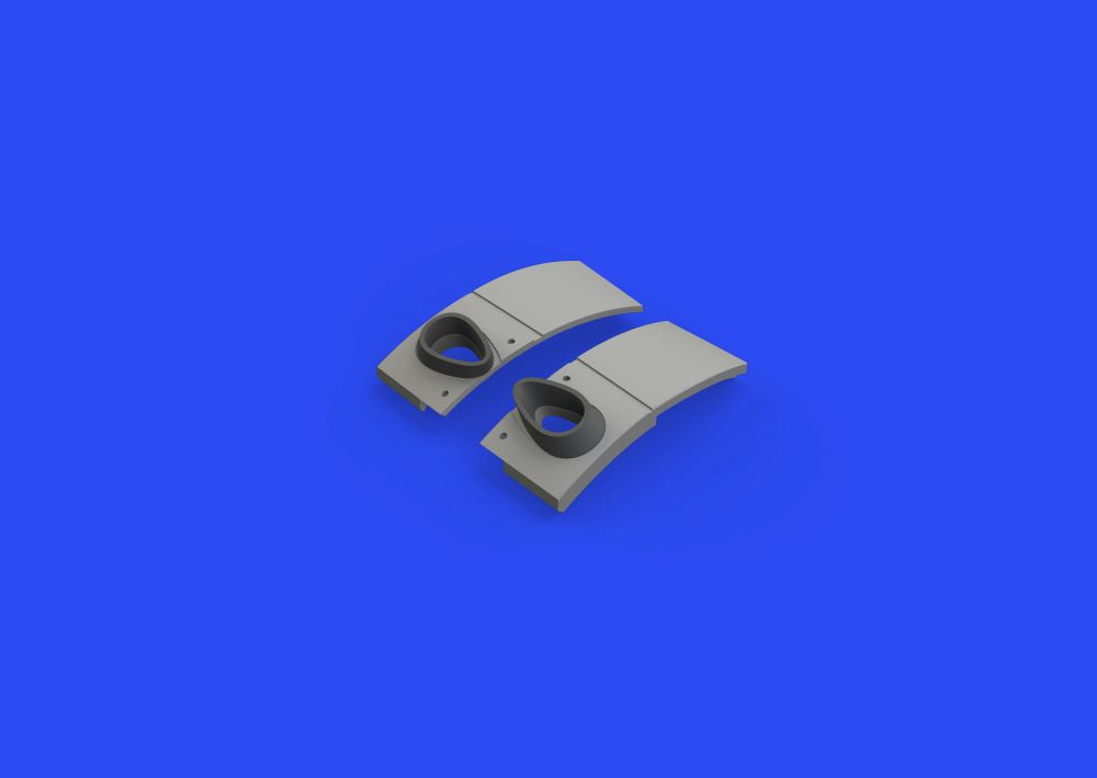 Eduard 648846 1/48 Aircraft- A6M2N Rufe Exhaust for EDU (Resin)
