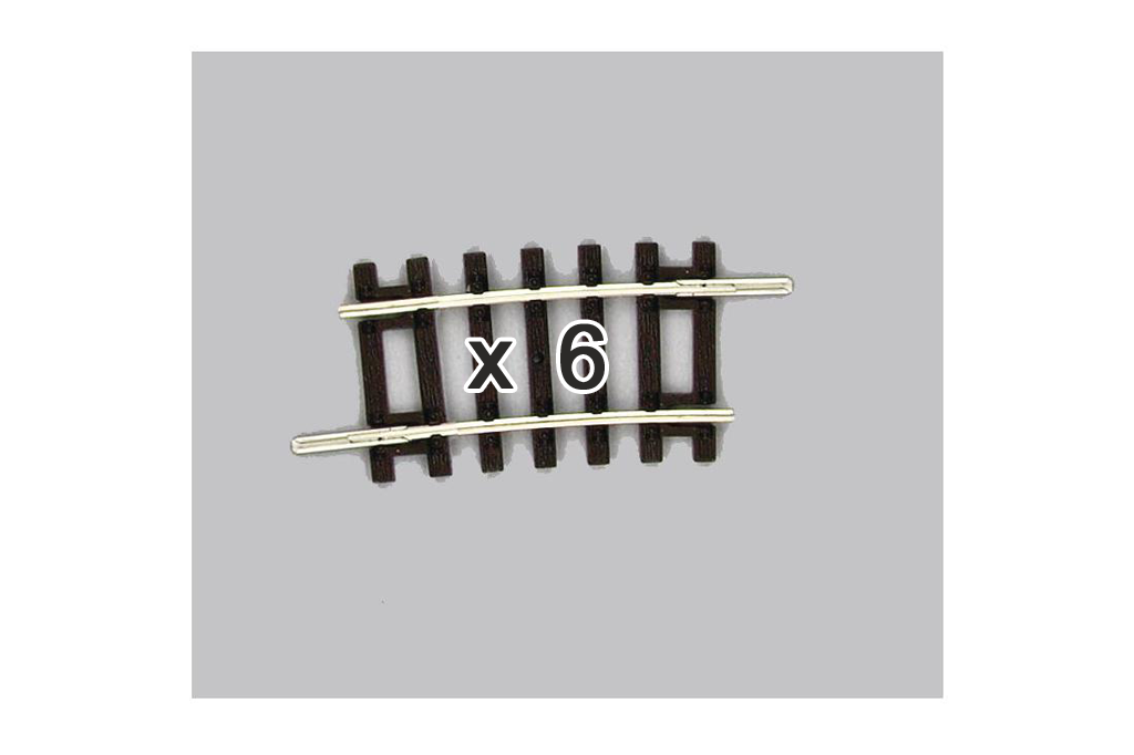 PIKO 55251 HO Scale Curved Track R1/7.5° Order 6x