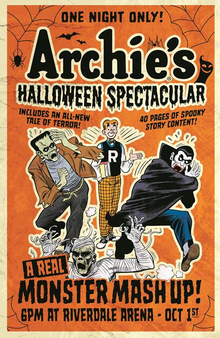 Archies Halloween Spectacular #1 (One Shot) B Bob White Retro Art Variant (10/01/2025) Archie