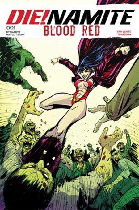 Die!Namite Blood Red #1 C David Cousens Variant (10/29/2025) Dynamite