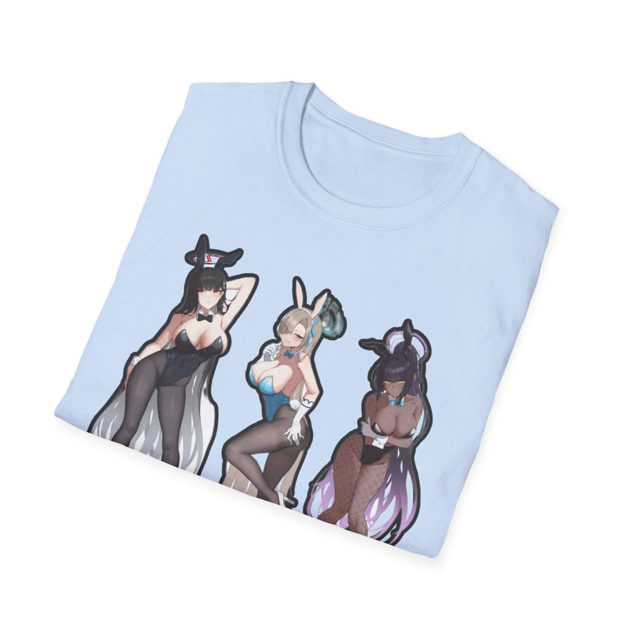 Anime-Inspired lewd bunny Unisex Softstyle T-Shirt, Cute Anime Art Tee, Casual Streetwear, Geeky Gift for Him/Her, Halloween Party Top, Graphic [...]