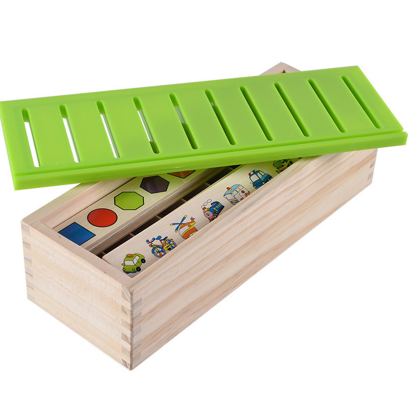 Wooden Knowledge Classification Box – Educational Toy for Early Learning