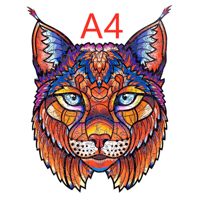 DIY Wooden Animal Shaped Puzzle – Unique Gift for Christmas