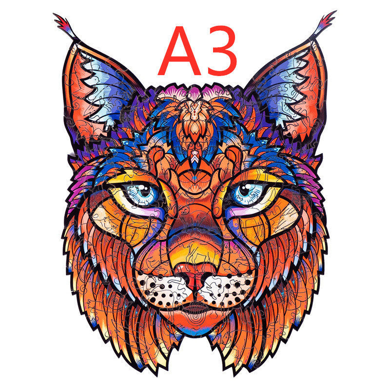 DIY Wooden Animal Shaped Puzzle – Unique Gift for Christmas