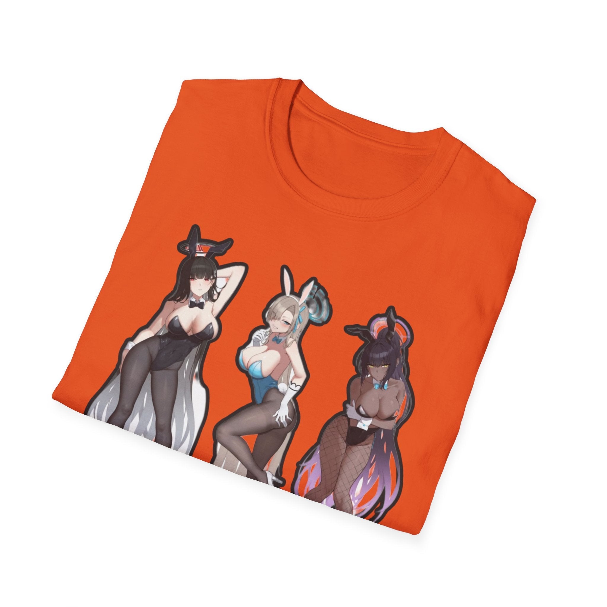 Anime-Inspired lewd bunny Unisex Softstyle T-Shirt, Cute Anime Art Tee, Casual Streetwear, Geeky Gift for Him/Her, Halloween Party Top, Graphic [...]