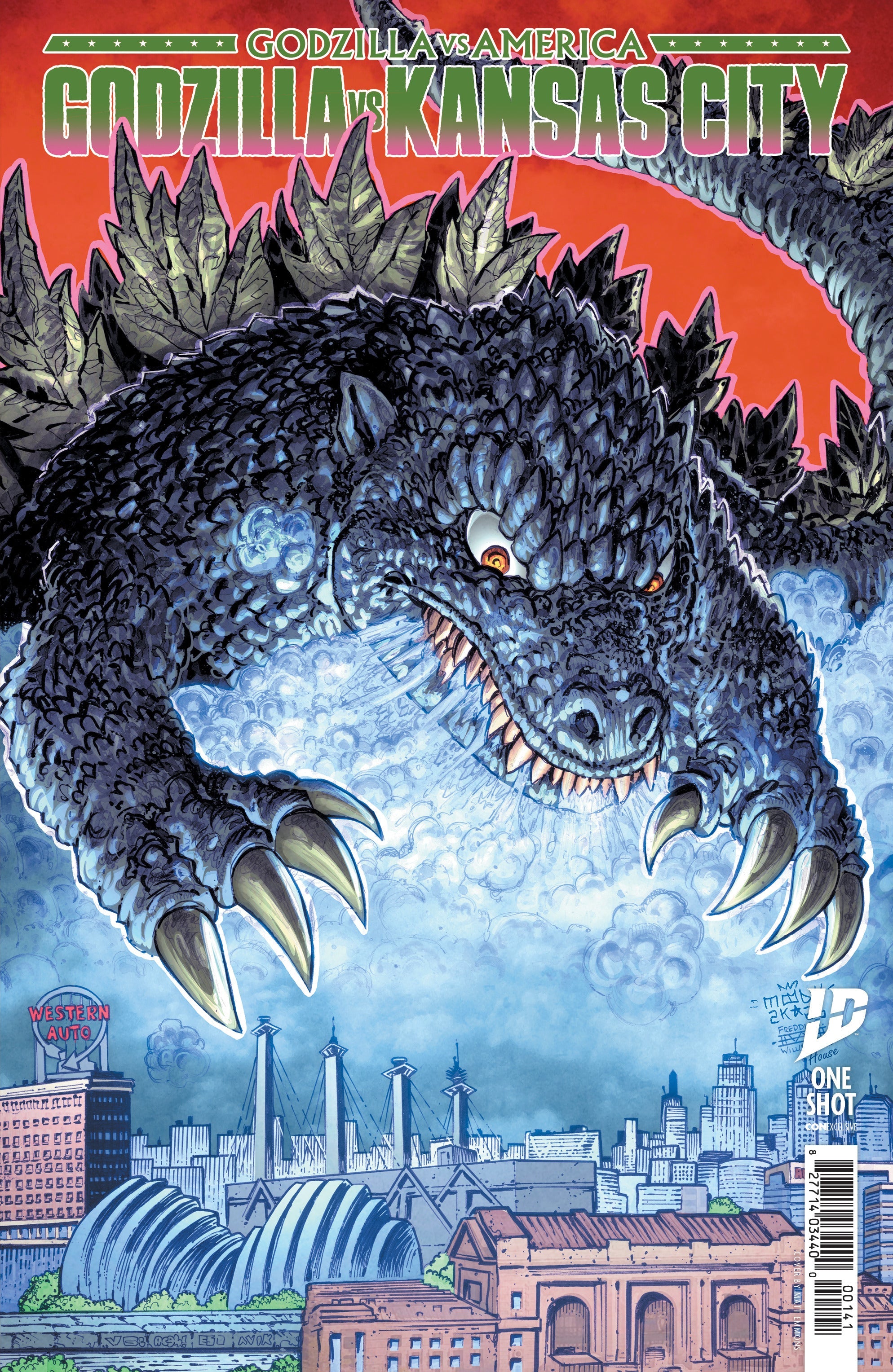 Godzilla Vs. America Kansas City B Buster Moody & Williams Ii (10/29/2025) Idw