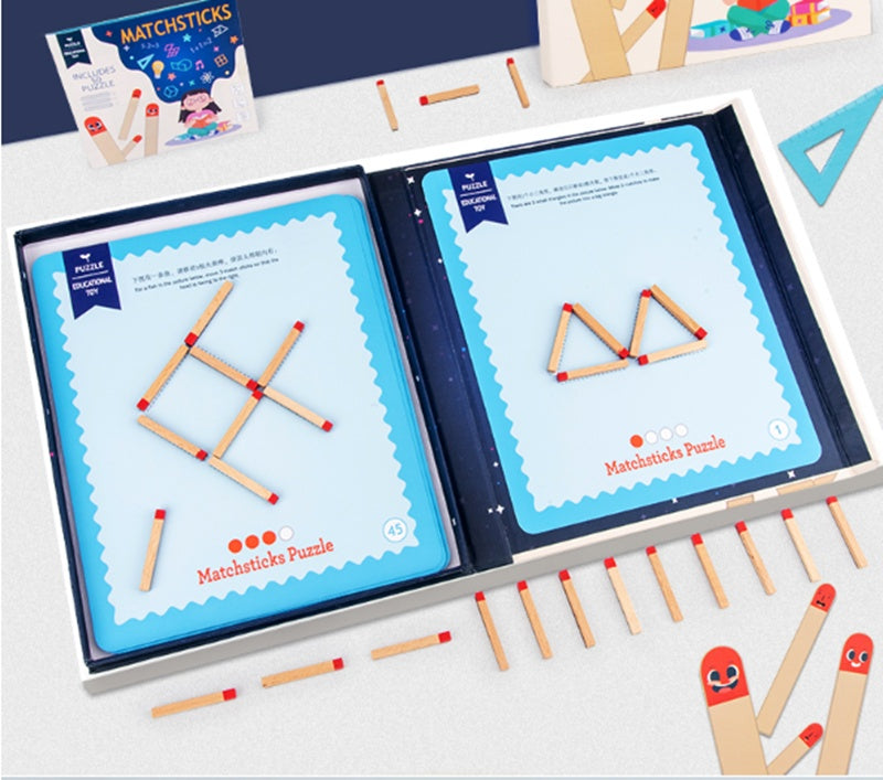 Wooden Puzzle Toy – Thinking Match Educational Game