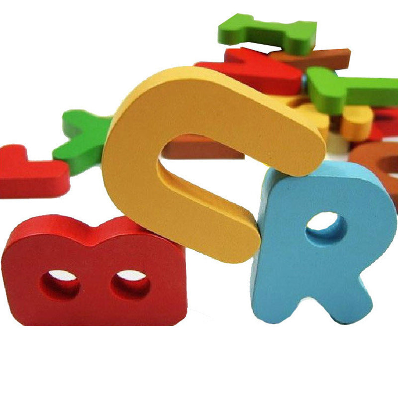Letters Wooden Puzzle – Educational Baby Enlightenment Toy