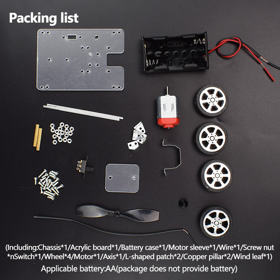 DIY Wind Car Electronic Kit – Educational Science Experiment Toy