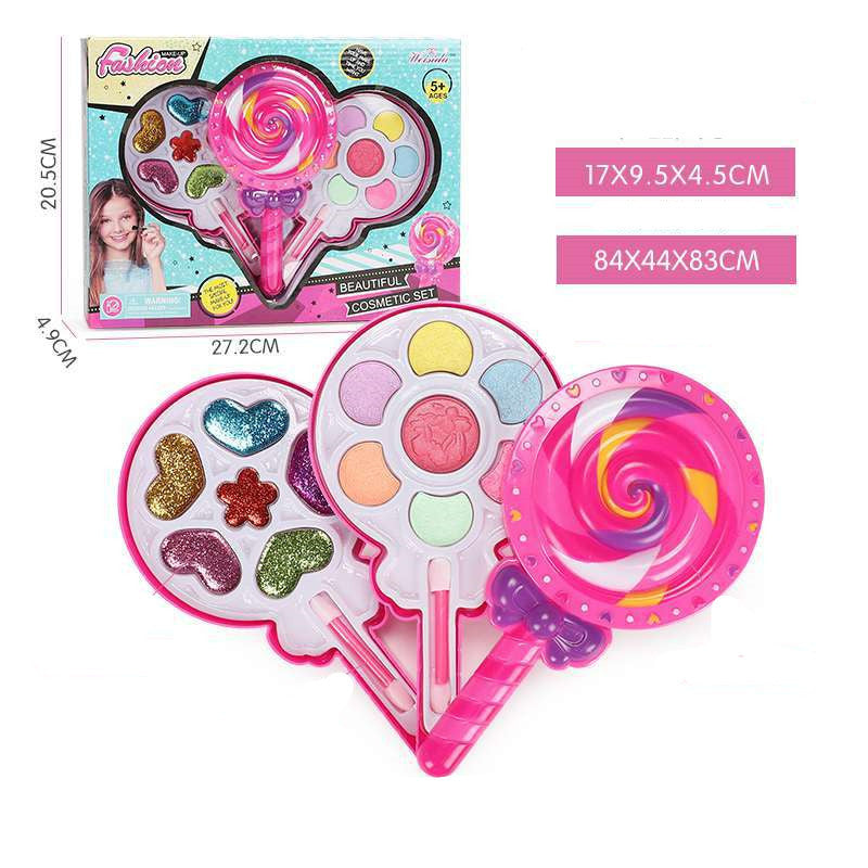 Kids Makeup Set – Washable Beauty Cosmetic Box for Girls with Safe and Non-Toxic Materials