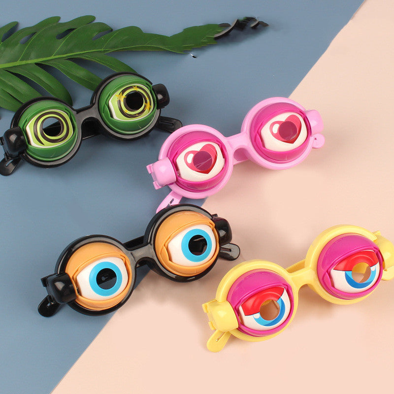 Funny Crazy Eyes Glasses – Party Favor Toy for Kids and Pranks