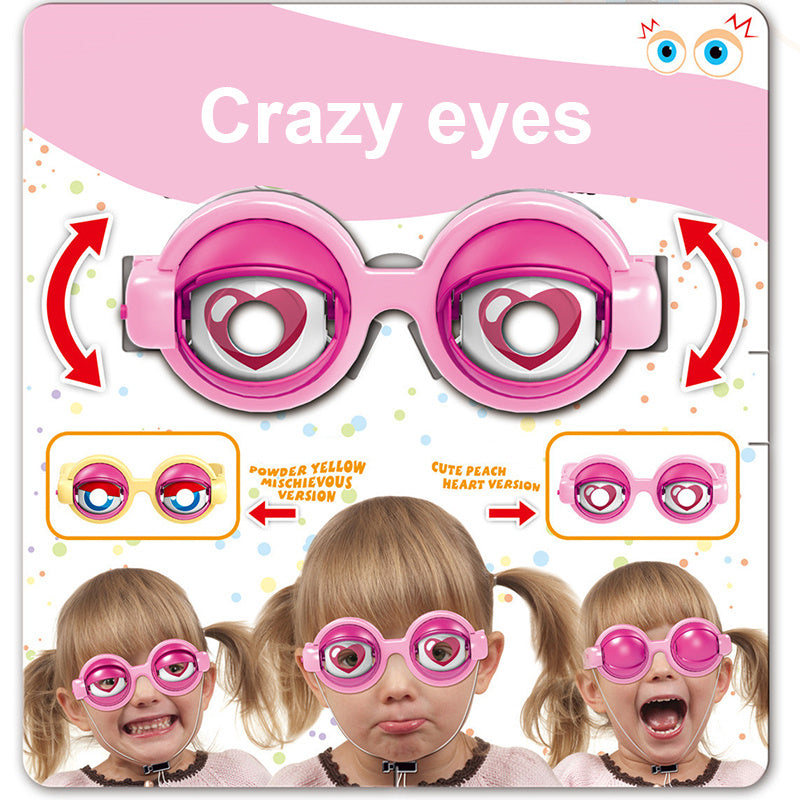 Funny Crazy Eyes Glasses – Party Favor Toy for Kids and Pranks