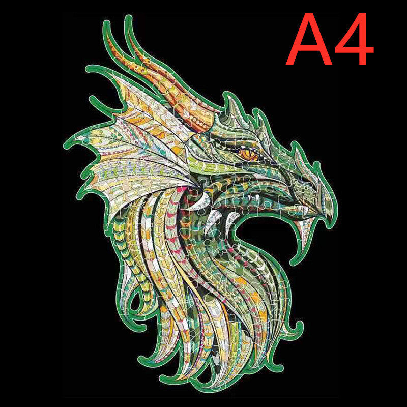 DIY Wooden Animal Shaped Puzzle – Unique Gift for Christmas