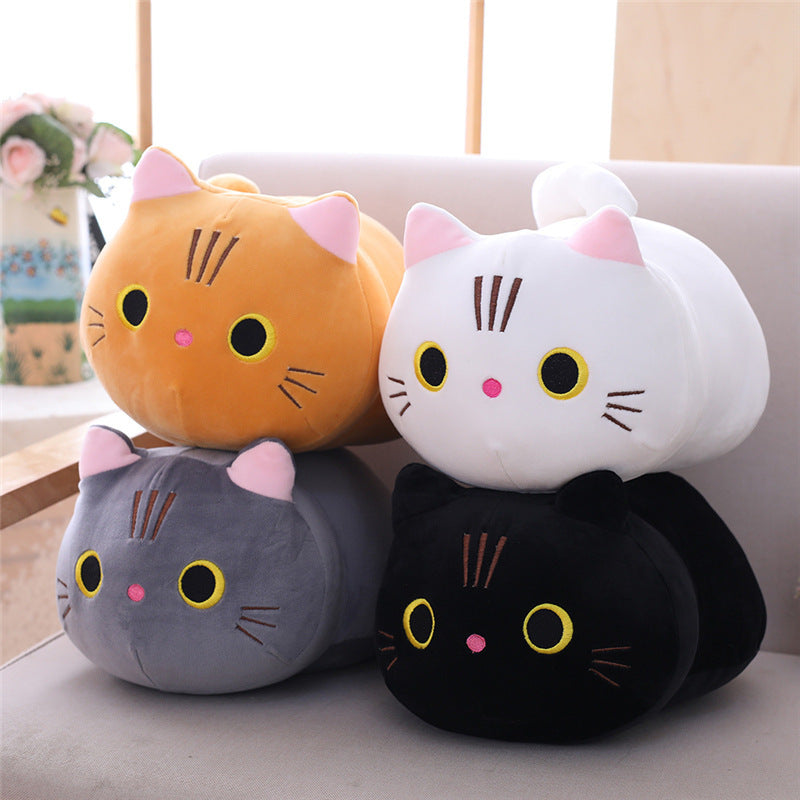 Soft Plush Fat Cat Doll – Cute Stuffed Animal Pillow Toy
