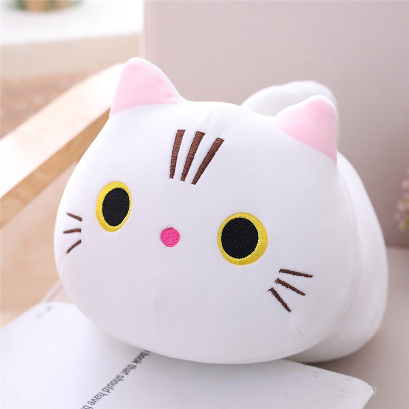 Soft Plush Fat Cat Doll – Cute Stuffed Animal Pillow Toy