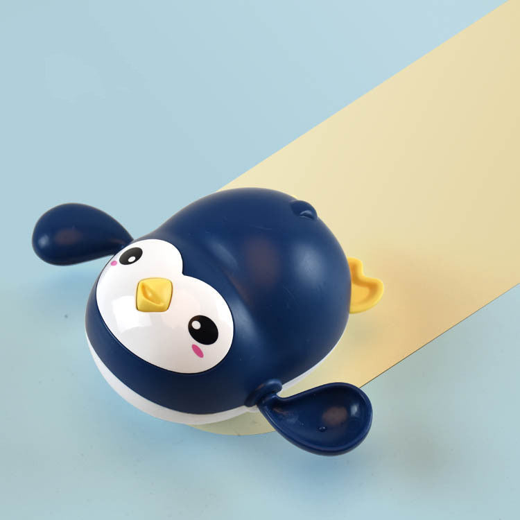 Wind-Up Swimming Penguin Bath Toy – Cute Baby Bath Pool Toy