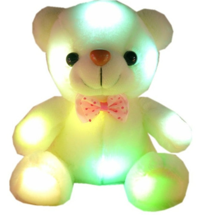 LED Glowing Teddy Bear – Soft Plush Light-Up Toy
