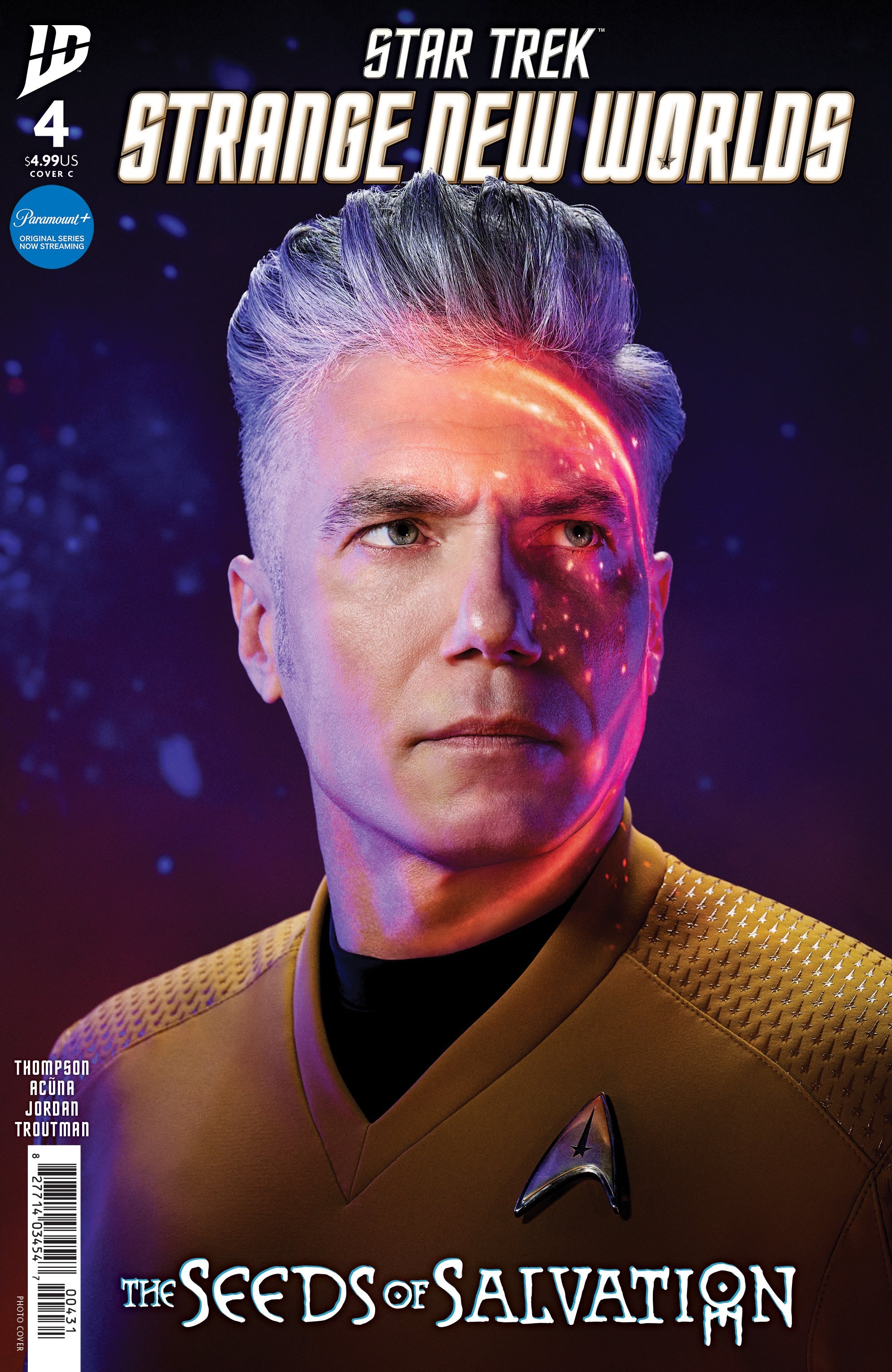 Star Trek Strange New Worlds The Seeds Of Salvation #4 C Photo Variant (12/10/2025) Idw