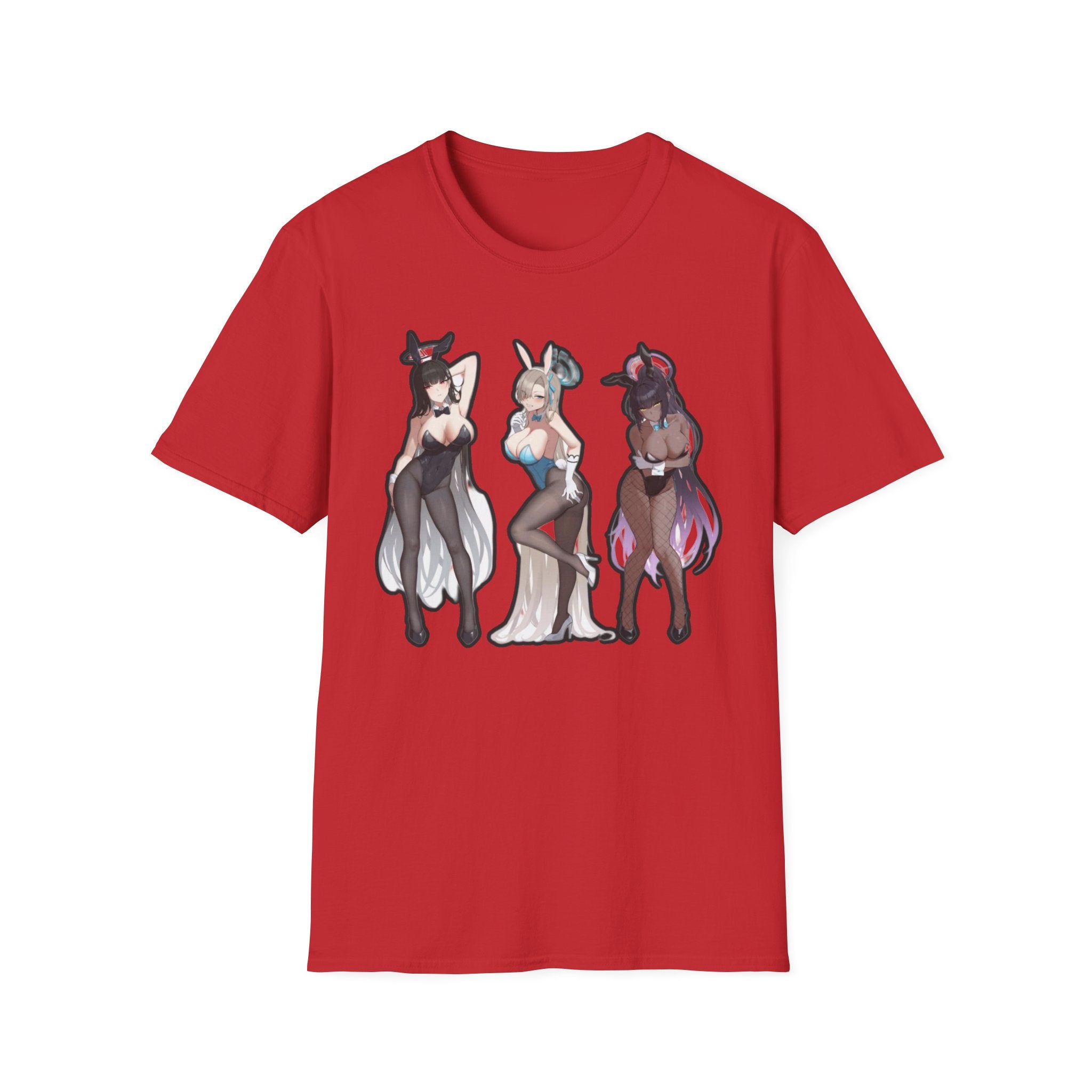 Anime-Inspired lewd bunny Unisex Softstyle T-Shirt, Cute Anime Art Tee, Casual Streetwear, Geeky Gift for Him/Her, Halloween Party Top, Graphic [...]