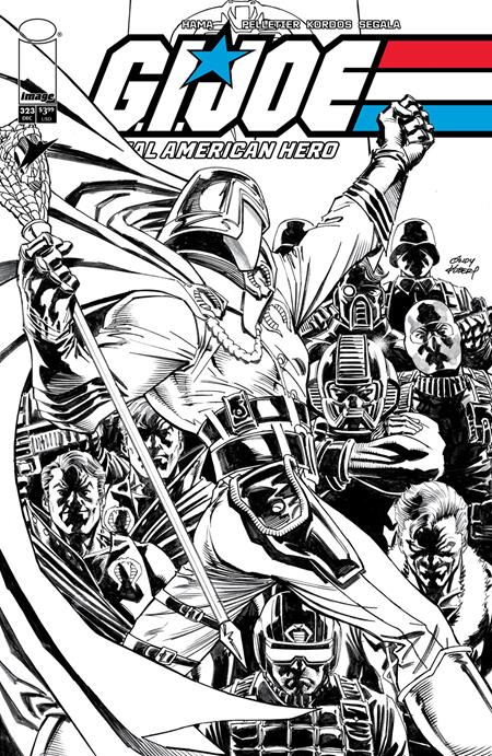 Gi Joe A Real American Hero #323 B Andy Kubert B&W Variant (12/10/2025) Image