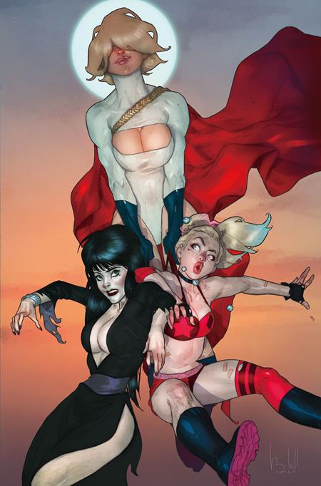 Harley Quinn X Elvira #3 H 1:10 Ben Caldwell Virgin Variant (12/17/2025) Dynamite