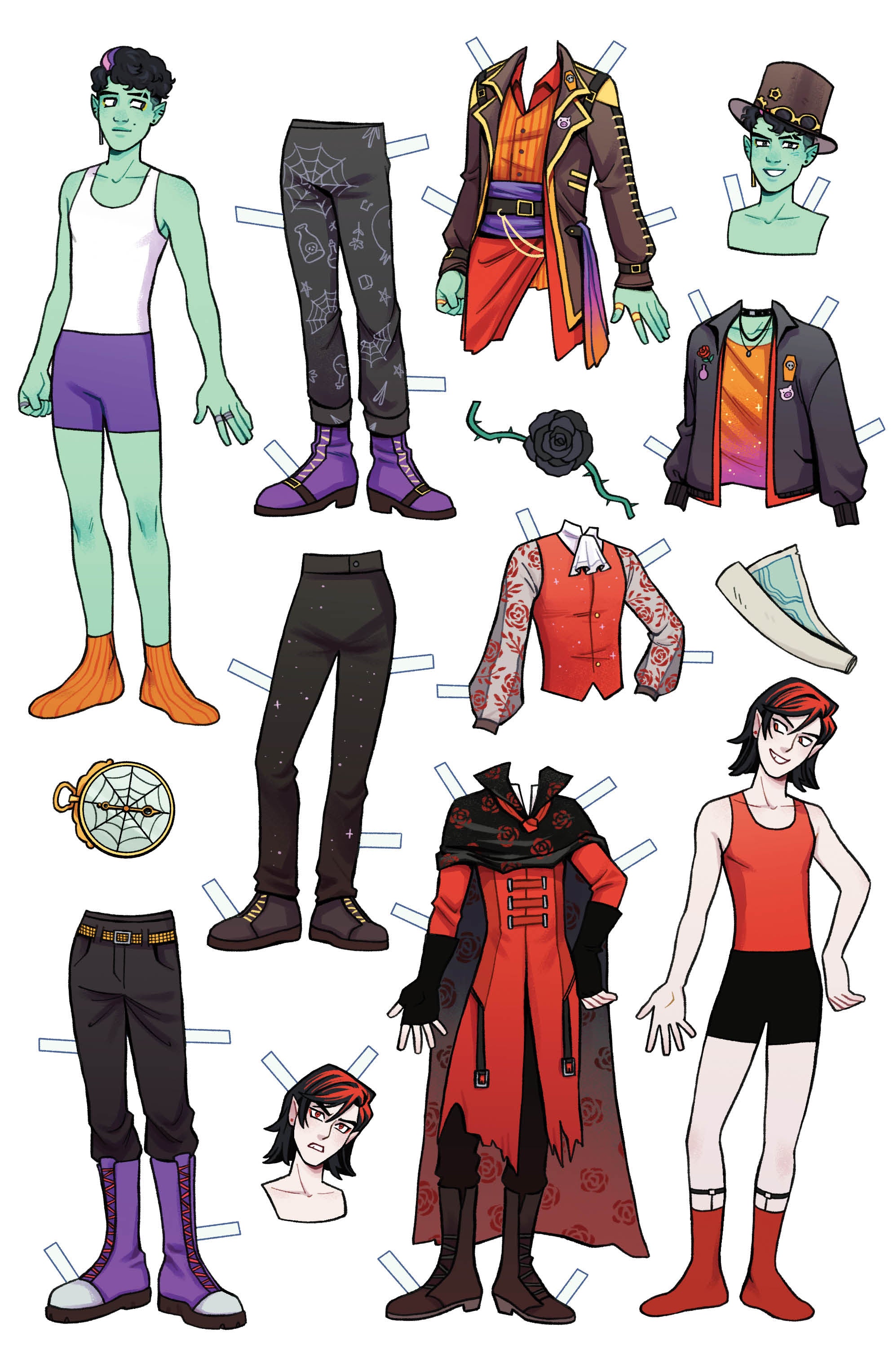 Monster High Boomuda Triangle #1 C Bowen Mccurdy Paper Doll Variant (0