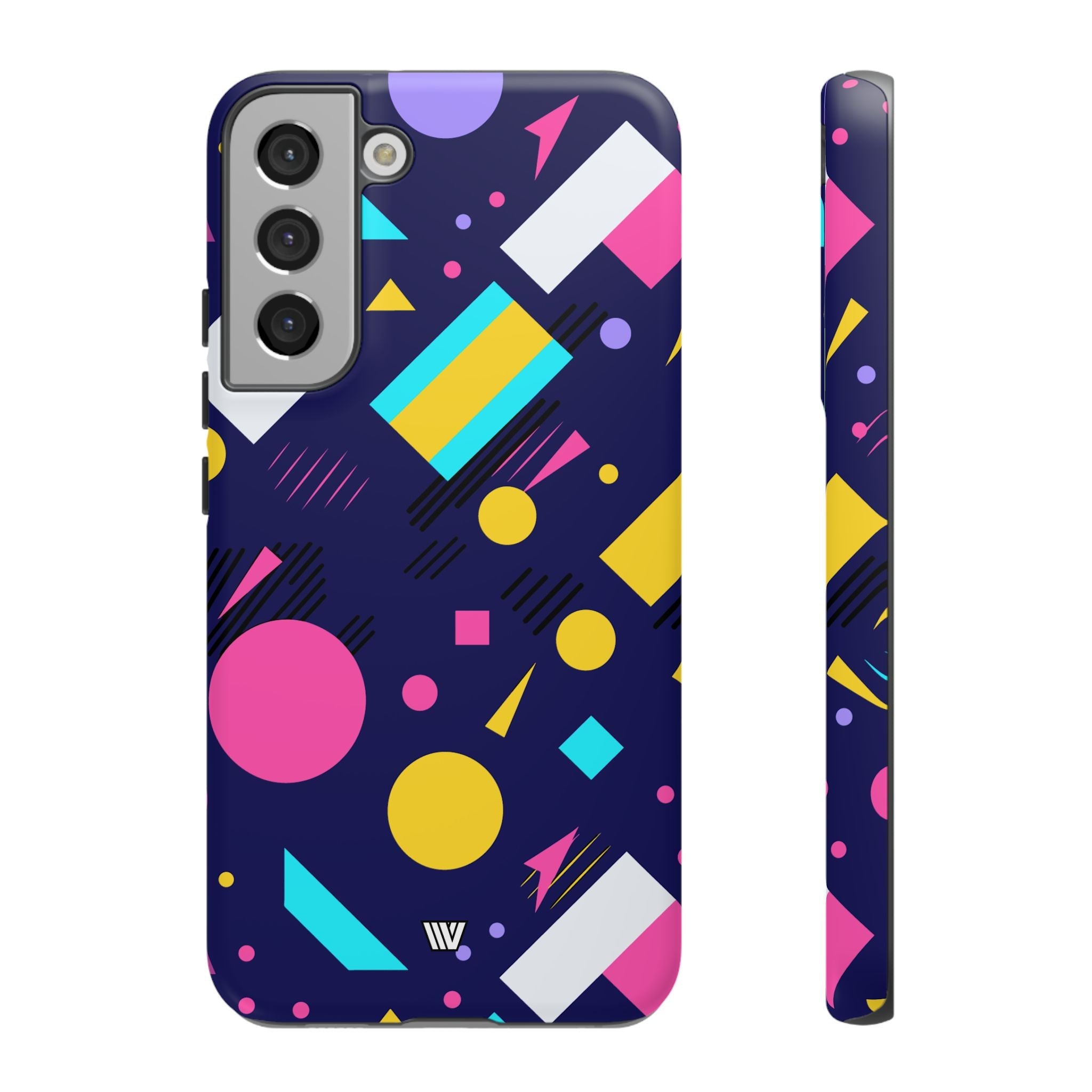 80s / 90s RETRO PATTERN DARK | Tough Phone Case